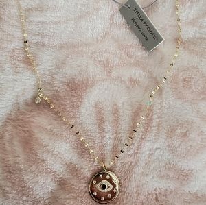 Stella Picciotto Sterling Silver Evil eye necklace